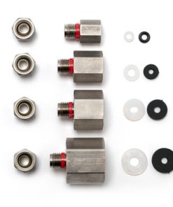 Tube fitting set 1/4" OD sang various G feren ngoài